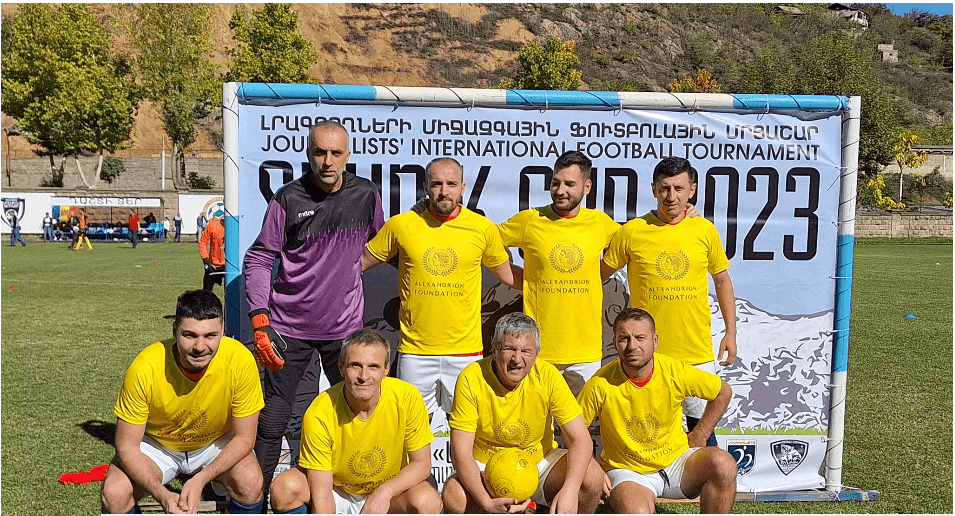 Naționala jurnaliștilor români a ocupat locul 2 la Turneul Internațional Media din Armenia
